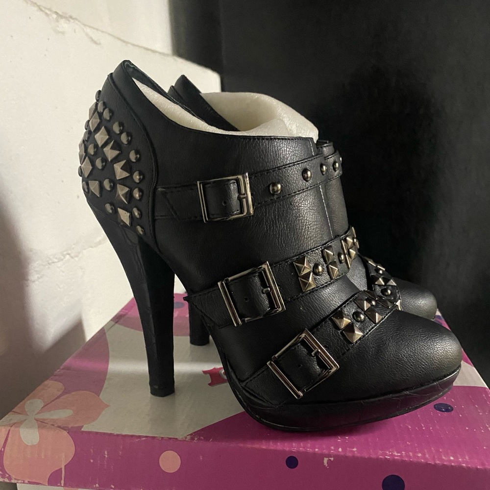 Studded booties